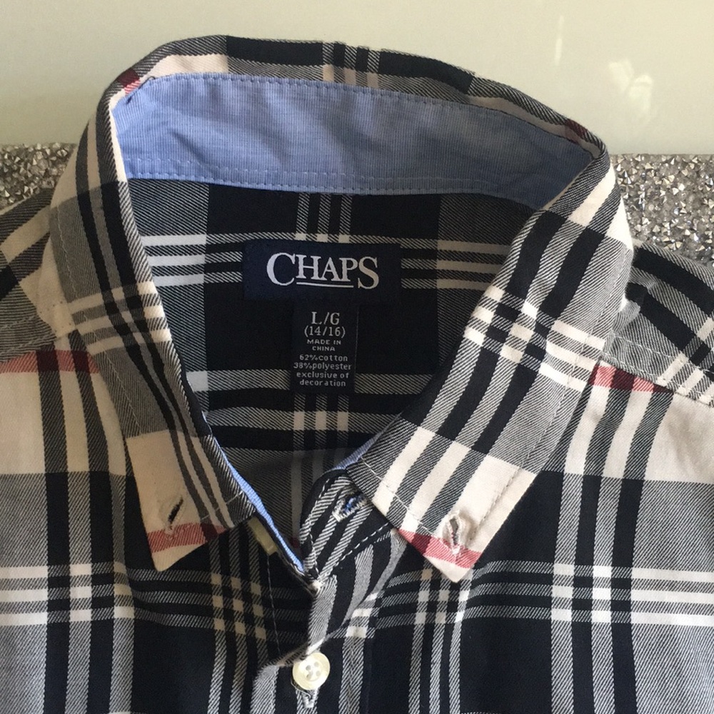 Boys Plaid chaps shirt - Picture 3 of 4